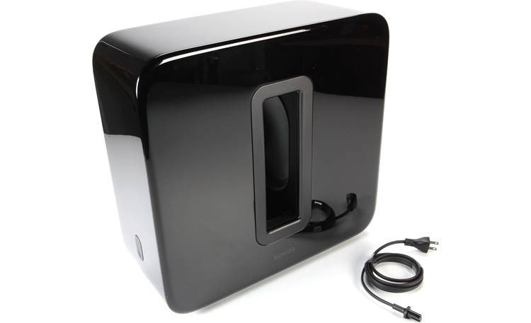 Sub compatible and Wireless Sonos (Black) for speakers at Crutchfield (Gen subwoofer 3) Sonos components