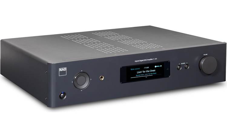 NAD C 389 BluOS-D Front view, angled right