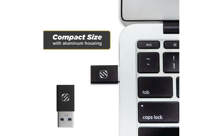 Scosche StrikeLine™ USB-C to USB-A Adapter Other