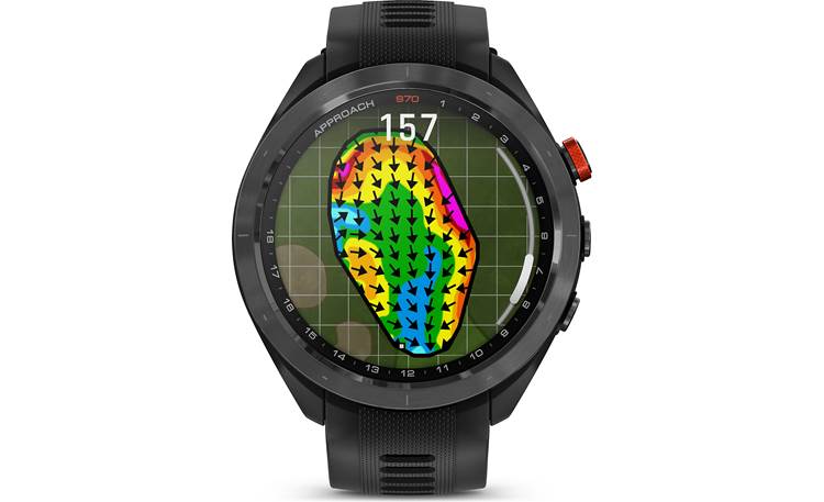 Garmin Approach S70 (47 mm, Black Bezel with Black Band) Golf GPS