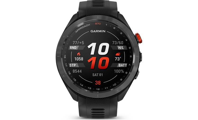 Garmin Approach S70 (47 mm, Black Bezel with Black Band) Golf GPS