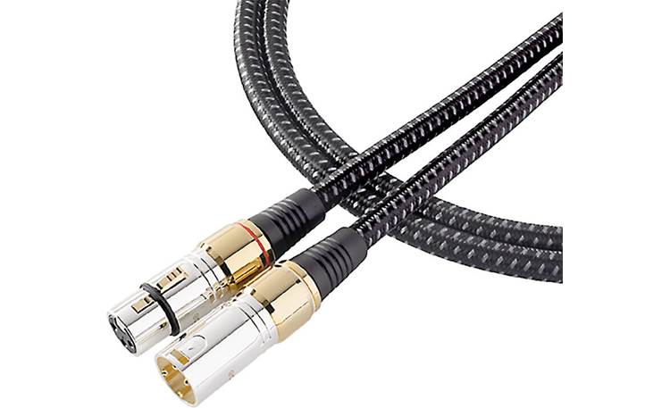 Tributaries Series 8 Model 8AB MKII XLR plugs made with highly conductive tellurium copper