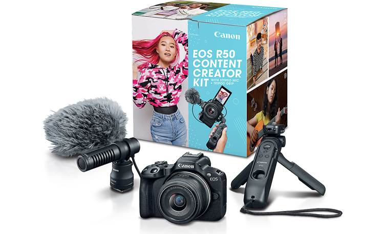 Canon EOS R50 Content Creator Kit Front