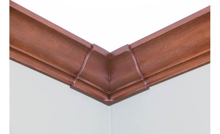 Crownduit® Crown Moulding and Track Kit shown stained 