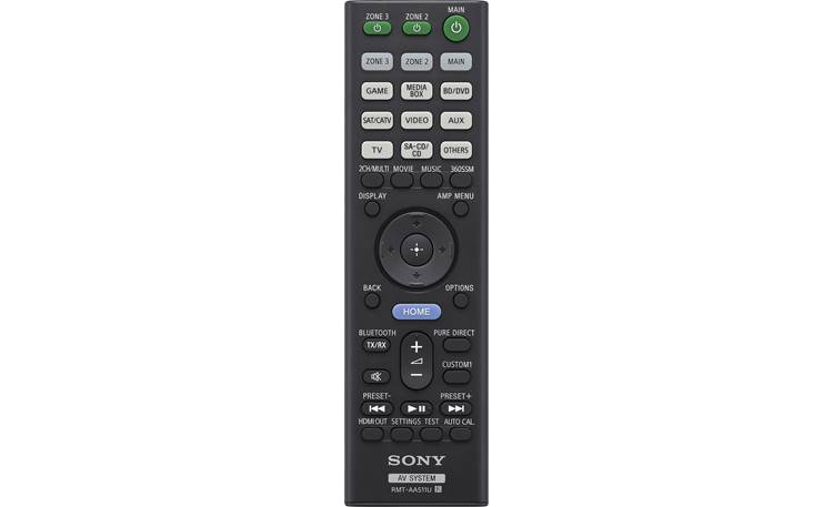 Sony ES STR-AZ7000ES One simple remote