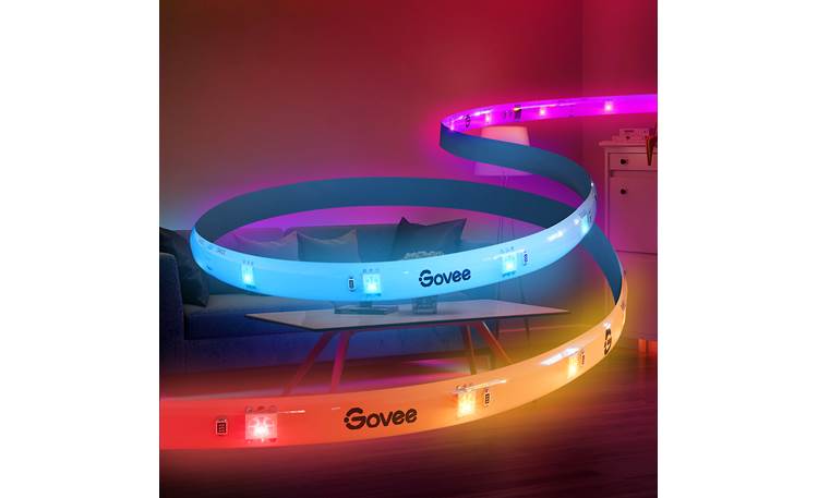 Govee RGBIC Pro LED Strip Lights (49.2-foot) Smart self-adhesive light  strip with Wi-Fi and built-in controller at Crutchfield