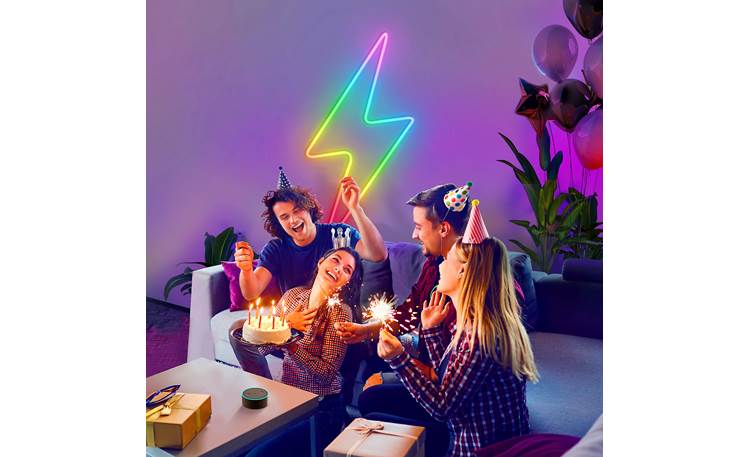 Govee Wi-Fi RGBIC Neon LED Rope Light (6.6') H61A1 B&H Photo