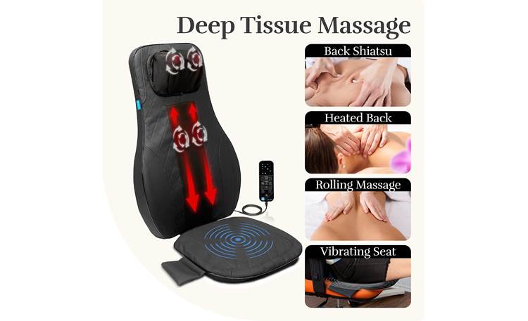 Njoie Ripple Vibrating Heated Chair Massager