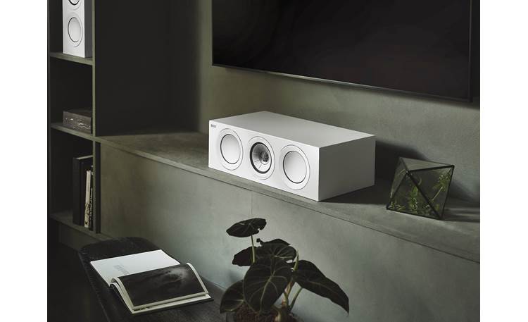 KEF R2 Meta (White Gloss) Center channel speaker at Crutchfield