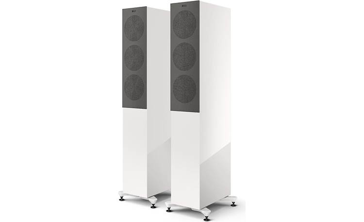 KEF R5 Meta (White Gloss) Floor-standing speaker at Crutchfield