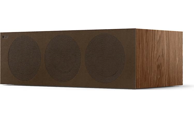 KEF R6 Meta (Walnut) Center channel speaker at Crutchfield