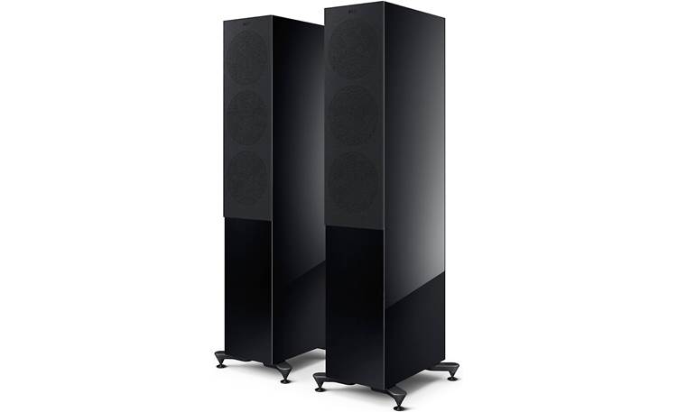 KEF R7 Meta Pair shown, with included microfiber grilles (speakers sold individually)
