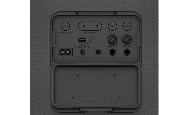Sony SRS-XV800 Input panel 