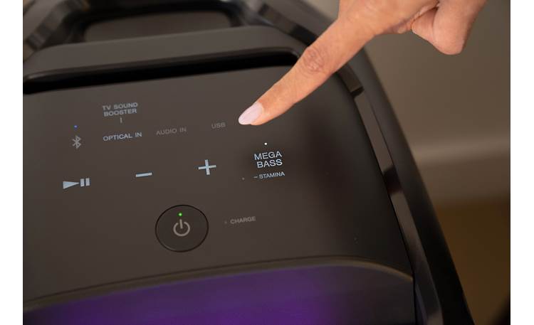 Sony SRS-XV800 Top-mounted control buttons