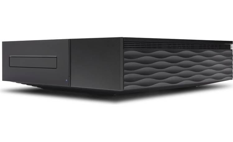 Cambridge Audio Evo CD Angled left view with wavy black panel