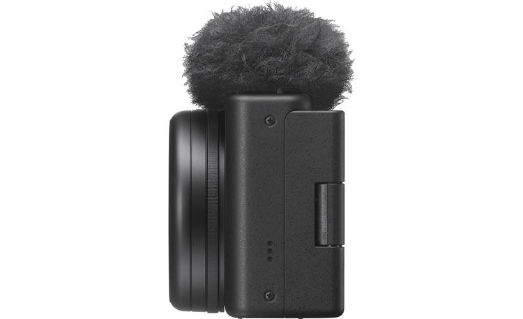 Sony ZV-1 II Left side view with included windscreen