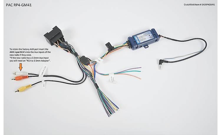 PAC RP4-GM41 Wiring Interface Other
