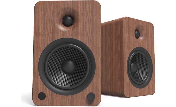 Kanto YU6 (Walnut) Powered stereo speakers with Bluetooth® and phono ...