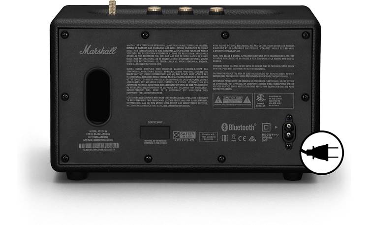 Marshall Acton III (Black) Powered at Crutchfield Bluetooth® speaker