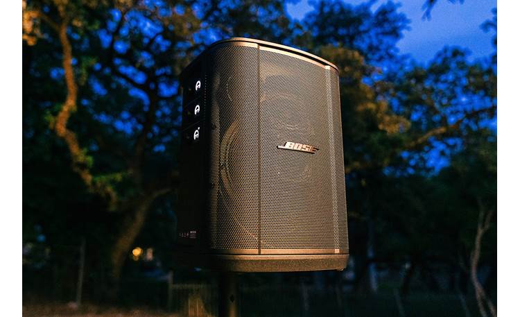 Bose S1 Pro+ Wireless PA System Portable powered PA system with  rechargeable battery at Crutchfield