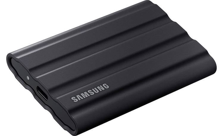 Samsung T7 Shield 2TB About the size of a deck of playing cards