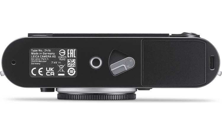 Leica M11 Monochrom (no lens included) Deliberate omission of traditional base plate gives you easy battery and SD card access