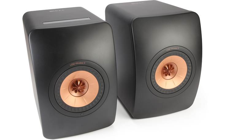 KEF LS50 Wireless II (Carbon Black) Powered stereo speakers with