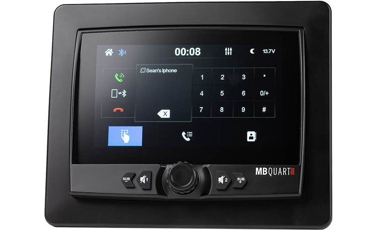 MB Quart GMR7V1 2-zone marine digital media receiver with Bluetooth ...
