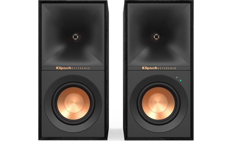 Klipsch R-40PM Pair shown with magnetic grilles removed