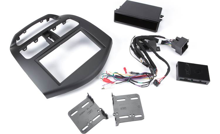 Metra 99-3309B Dash and Wiring Kit Adapter package including dash trim pieces, brackets, and wiring adapter