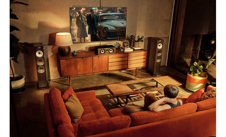 Bowers & Wilkins 603 S3 Use the 603 S3s as the front speakers in your home theater system (pair shown, sold individually; center channel shown, not included)