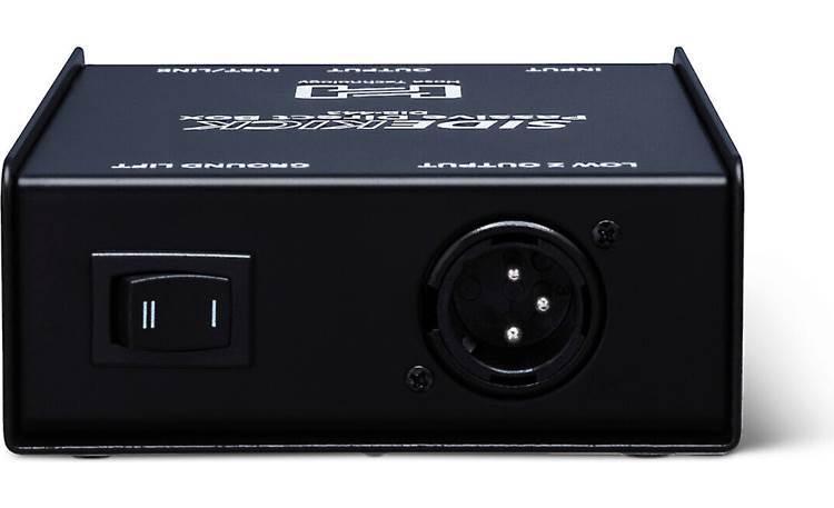 Hosa Sidekick Passive DI Box Back