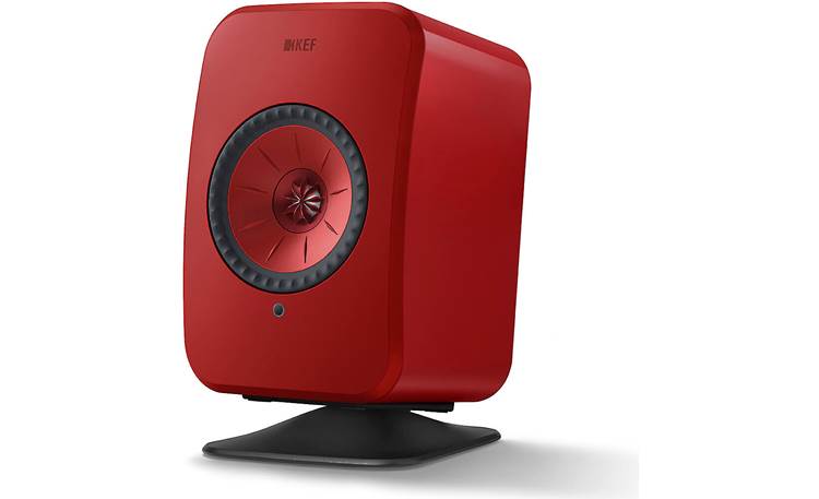KEF P1 (Black) Custom desktop stands for KEF LSX II powered
