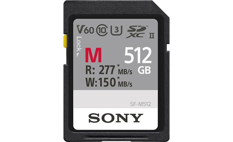 Sony SF-M Series SDXC Memory Card Front