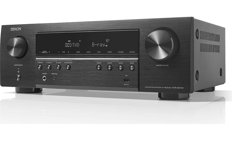 Denon AVR-S670H 5.2-channel home at 2, receiver AirPlay® Alexa and compatibility Amazon Crutchfield theater Apple with Bluetooth®, Wi-Fi®