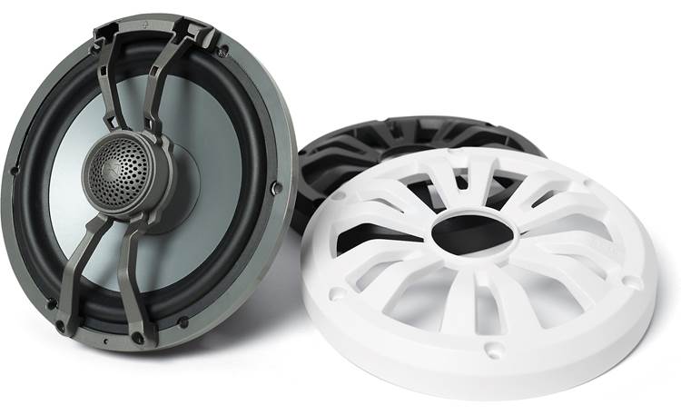SoundExtreme Marine Speakers Includes black and while grilles to match your boat's interior 