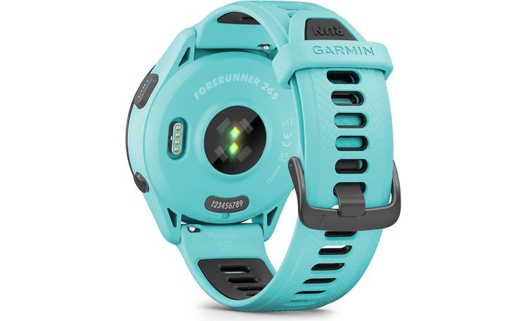 Garmin Forerunner 265 (Black bezel with Aqua case and Aqua/Black