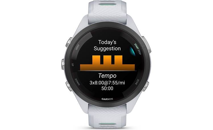 Garmin Forerunner 265S (Black bezel with Whitestone case and