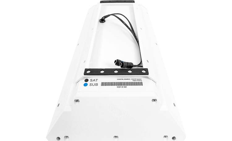 Coastal Source Razor RZ220 Integrated brackets on the back allow wall- or corner-mounting