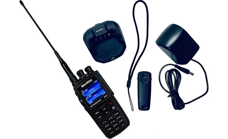 NavAtlas NHR1V2 Handheld 7-watt VHF/UHF radio with color screen — designed  for offroad vehicles at Crutchfield