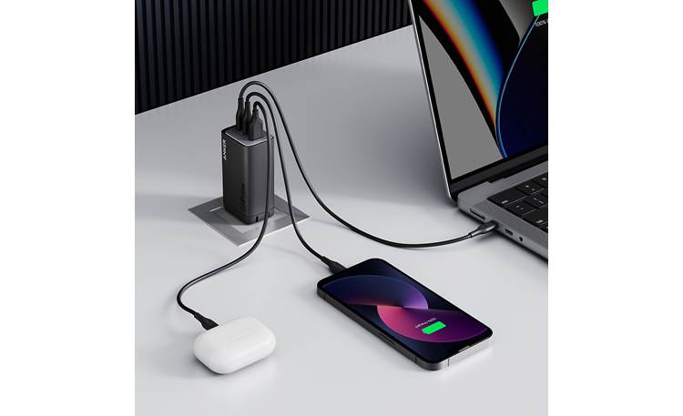 Anker 737 Charger Wall charger with 2 USB-C ports and 1 USB-A port 