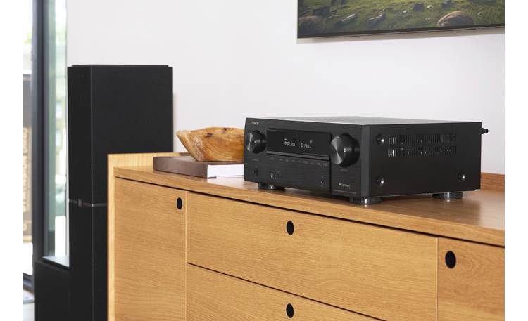 receiver 7.2-channel theater Amazon Bluetooth®, with Crutchfield Alexa AirPlay® Wi-Fi®, and Apple 2, Denon compatibility AVR-X1800H at home