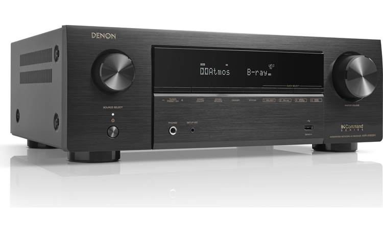 Denon AVR-X1800H 7.2-channel at home Amazon theater Bluetooth®, receiver Apple Crutchfield Wi-Fi®, and Alexa 2, AirPlay® with compatibility
