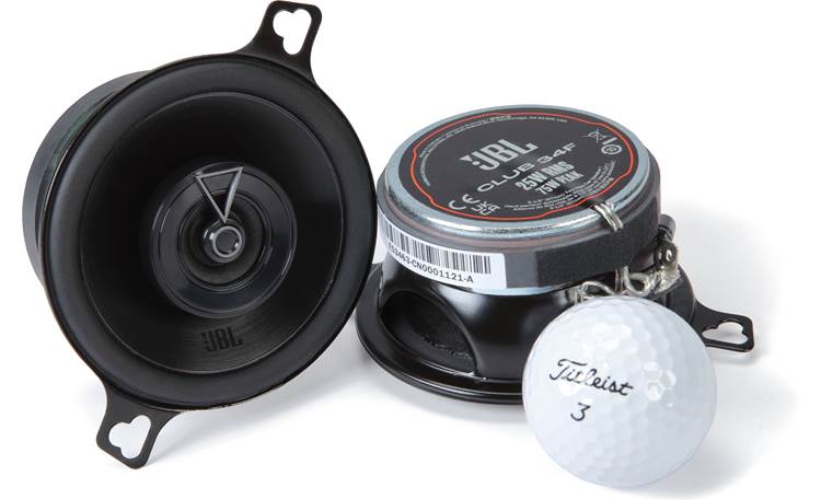 JBL Club 3020 3.5" 2-Way Coaxial Car Speakers – 120W RMS, 2 Pairs (4 Speakers), Polypropylene Woofer