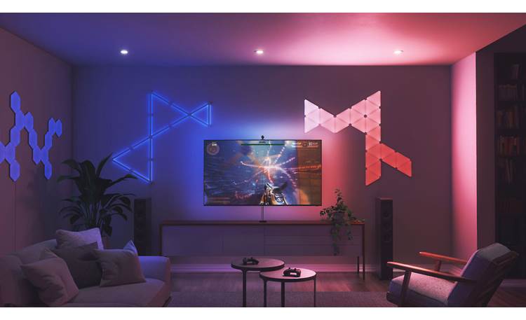 Nanoleaf 4D Screen Mirror + Lightstrip Kit (For TVs up to 65") RGBIC ...