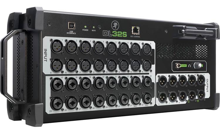 Dm32 Stage Rack Mackie DL32S 32-channel digital mixer — rack-mountable stagebox with ...