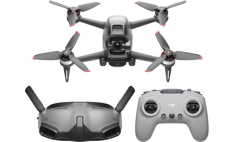 DJI FPV Combo (Goggles V2), First-Person View Drone with 4K Camera, S  Flight Mode, Super-Wide 150° FOV, HD Low-Latency Transmission, FAA Remote  ID