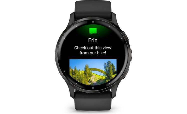 GARMIN Venu Black/Slate 010-02173-17 Смарт часовник Garmin Venu, 43 mm, Black⁄Slate Gray | 010-02173-14