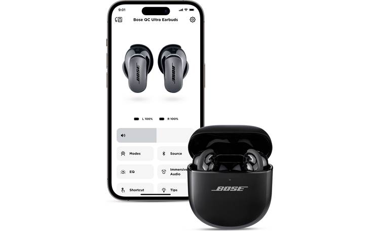 Bose QuietComfort® Ultra Earbuds The optional Bose Music app gives you control over noise cancellation modes and immersive sound