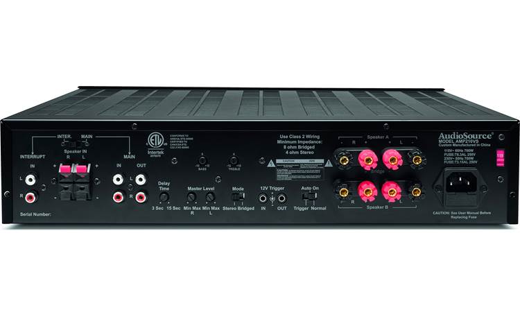 AudioSource AMP210VS (Factory Refurbished) Stereo Multi-source Power ...